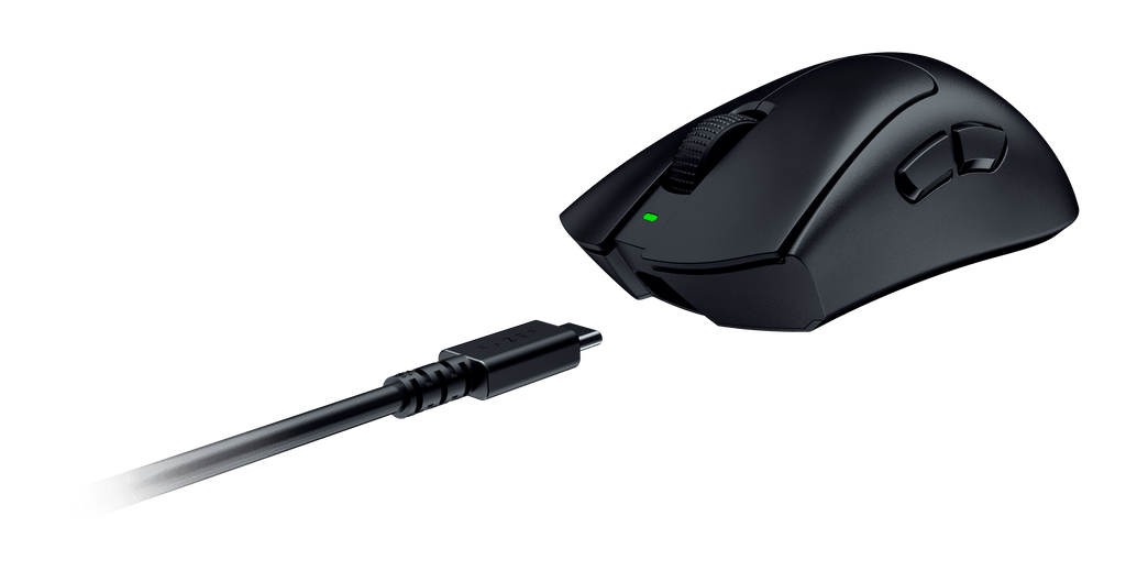 Deathadder V3 Hyperspeed Optical USB Wireless Gaming Mouse, Black